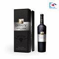 Высокое качество пользовательские черный картон Упаковка подарочная оптом Бумажная Коробка вина